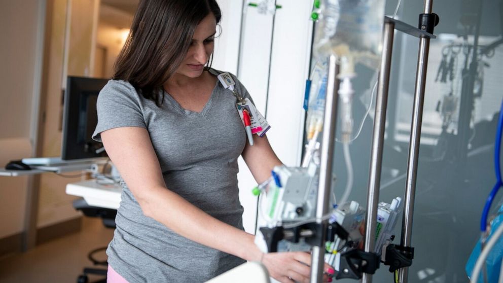 PHOTO: The 14 nurses pregnant at Massachusetts General Hospital all work in the hospital's oncology unit.