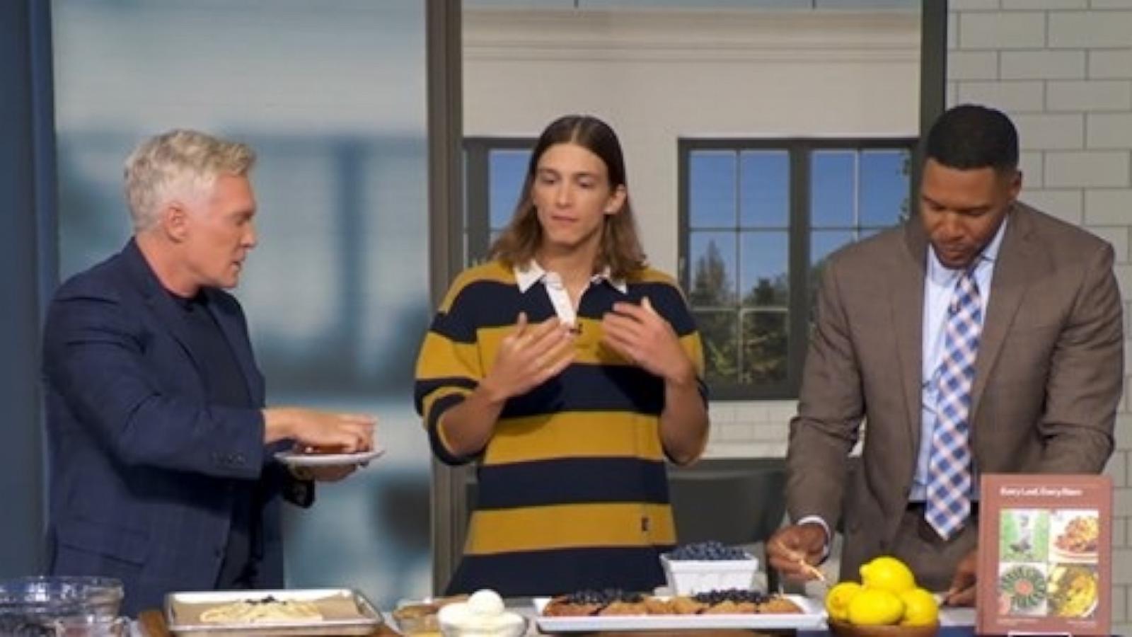 PHOTO: "Every Leaf, Every Stem" author Pierce Abernathy, center, appears on "Good Morning America" on Aug. 18, 2026.