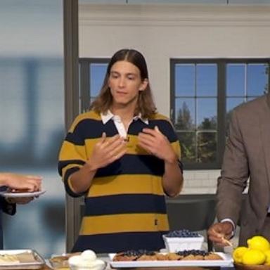 PHOTO: "Every Leaf, Every Stem" author Pierce Abernathy, center, appears on "Good Morning America" on Aug. 18, 2026.