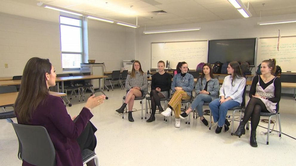 PHOTO: A group of female students at Bethesda-Chevy Chase High School in Maryland sparked a movement to change the 'boys will be boys' culture.