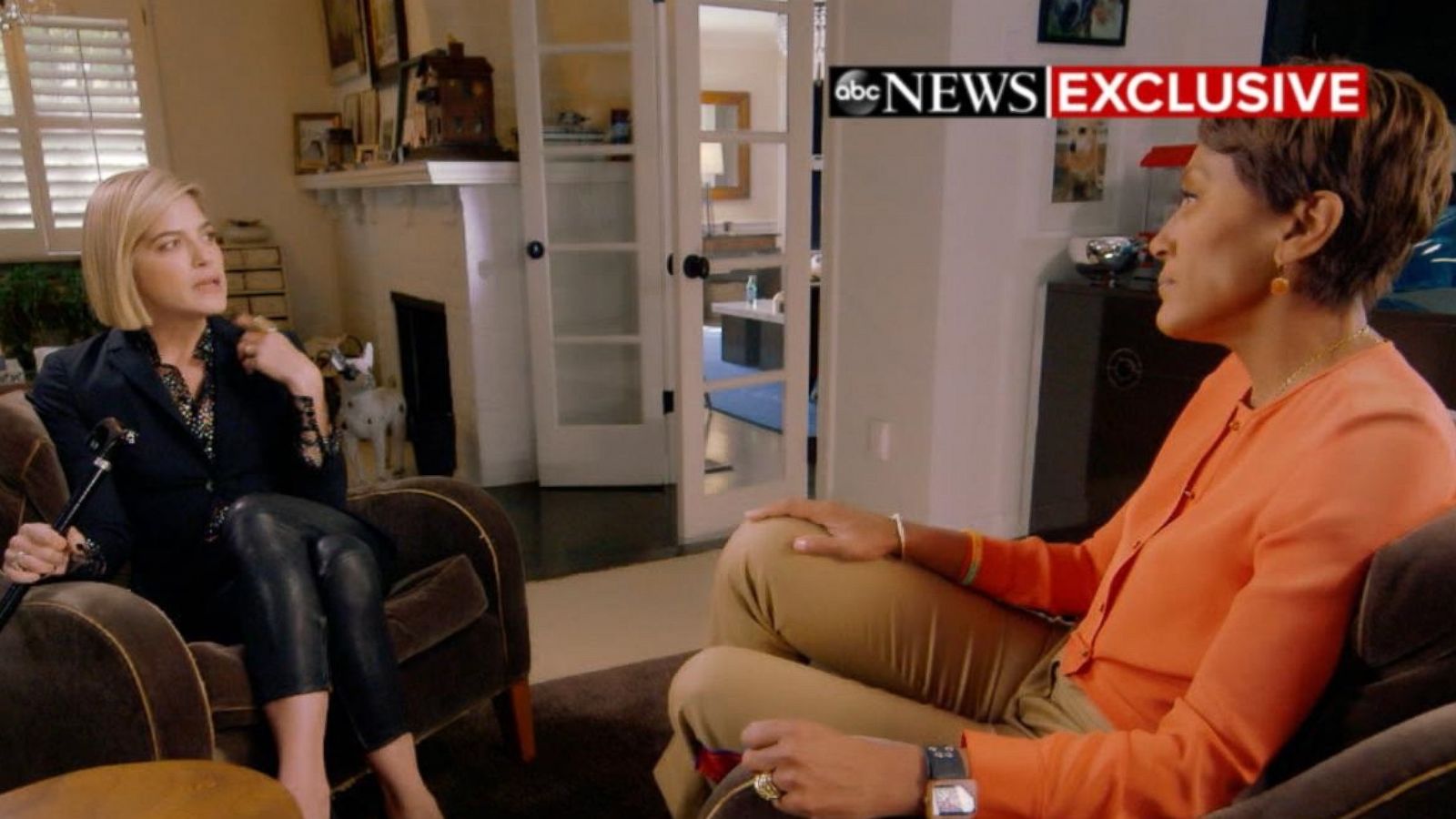 PHOTO: Actress Selma Blair opens up about her MS diagnosis in an interview with "GMA" co-anchor Robin Roberts.