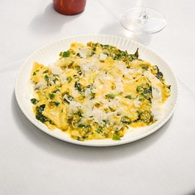 PHOTO: Chef Lena Ciardullo’s pasta with melted zucchini ragu is pictured here. 