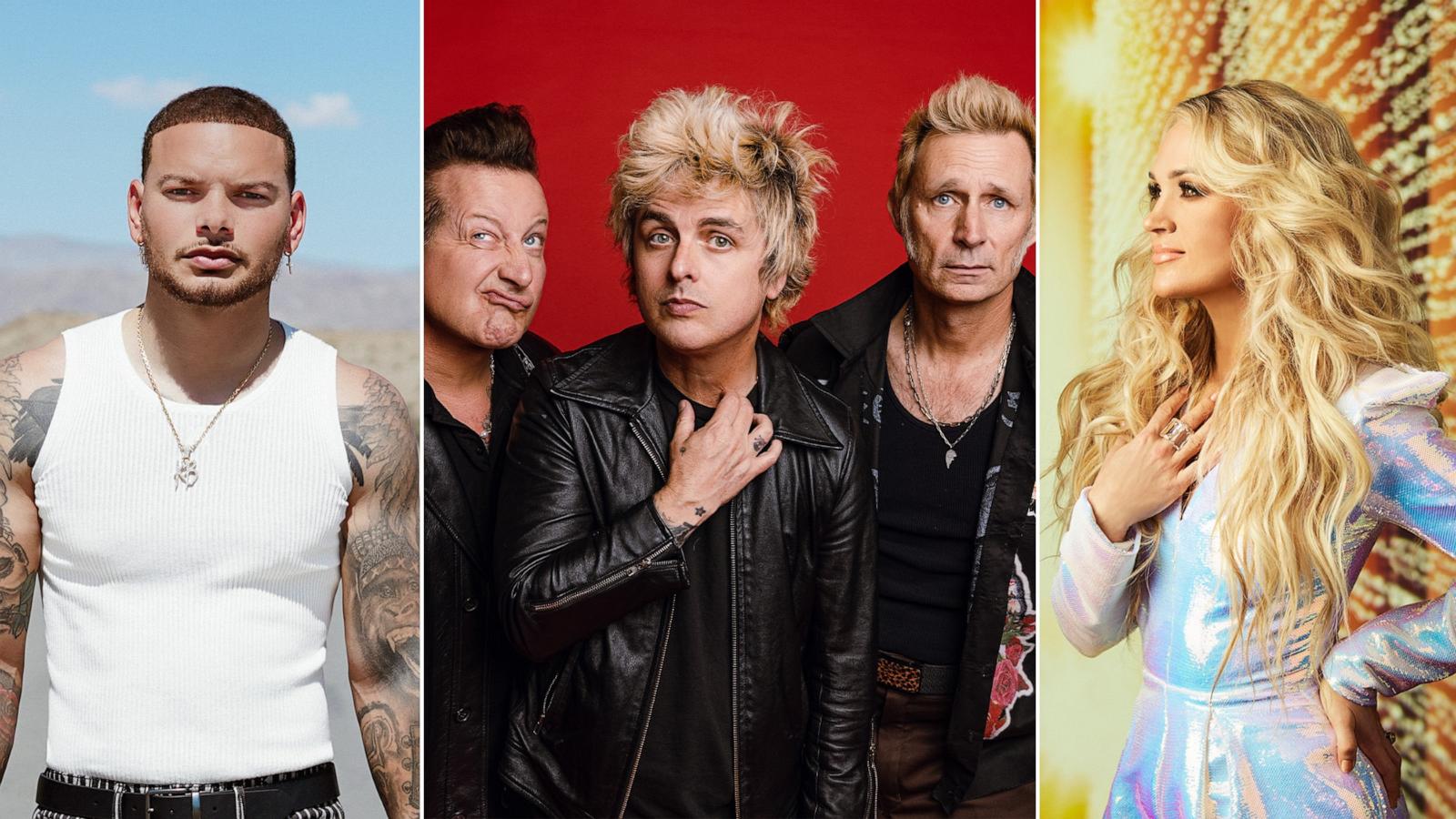 PHOTO: Kane Brown, Green Day, and Carrie Underwood