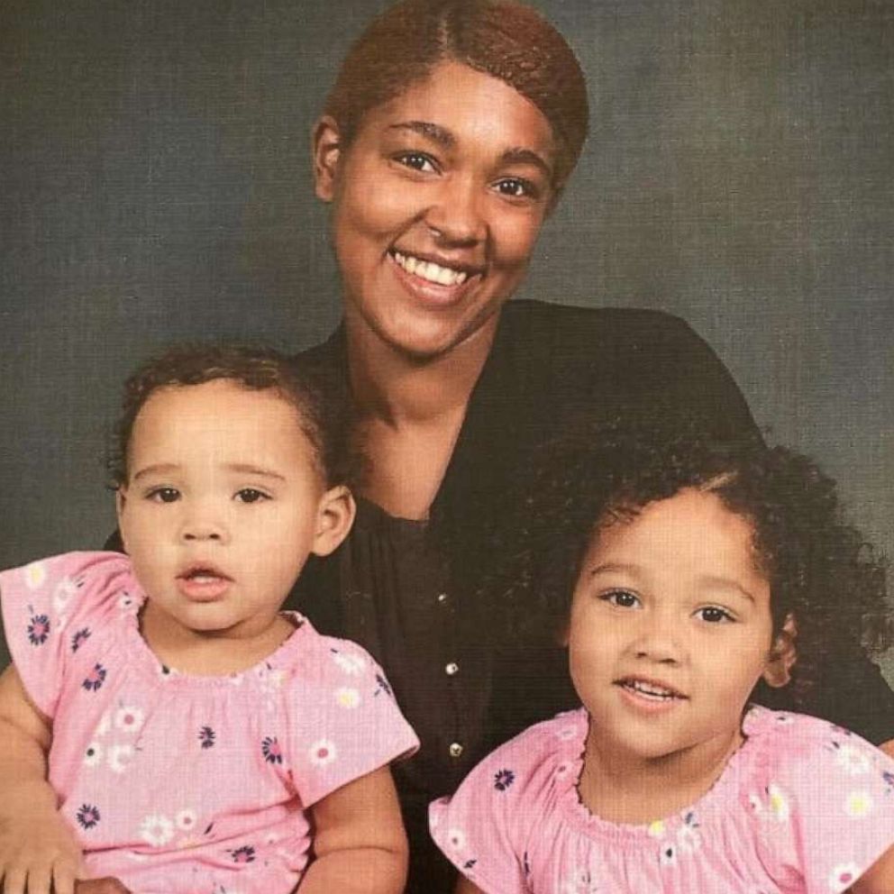 PHOTO: Tierra Hal, of Ranson, West Virginia, poses with her daughters, ages 4 and 2, in this undated family photo.