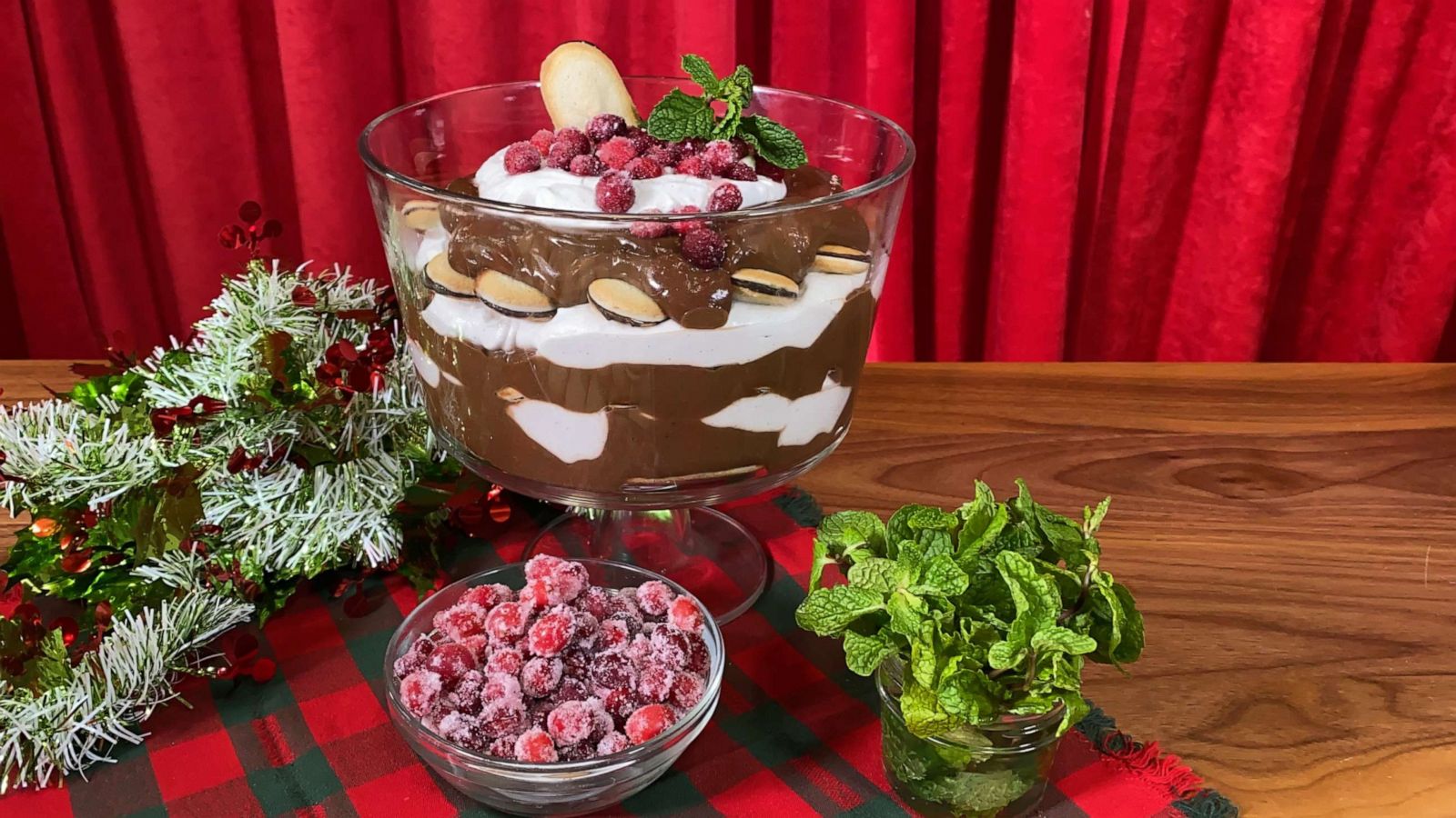 PHOTO: Chocolate mint trifle