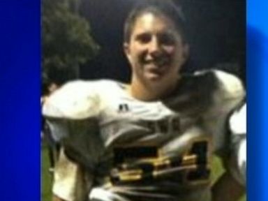 VIDEO: The athlete, 17, was rushed into surgery after colliding with another player during a game.