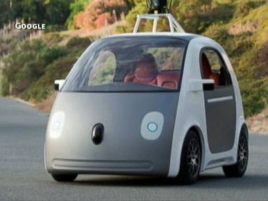 VIDEO: The driverless car is electric-powered and comes with a start and emergency stop button.