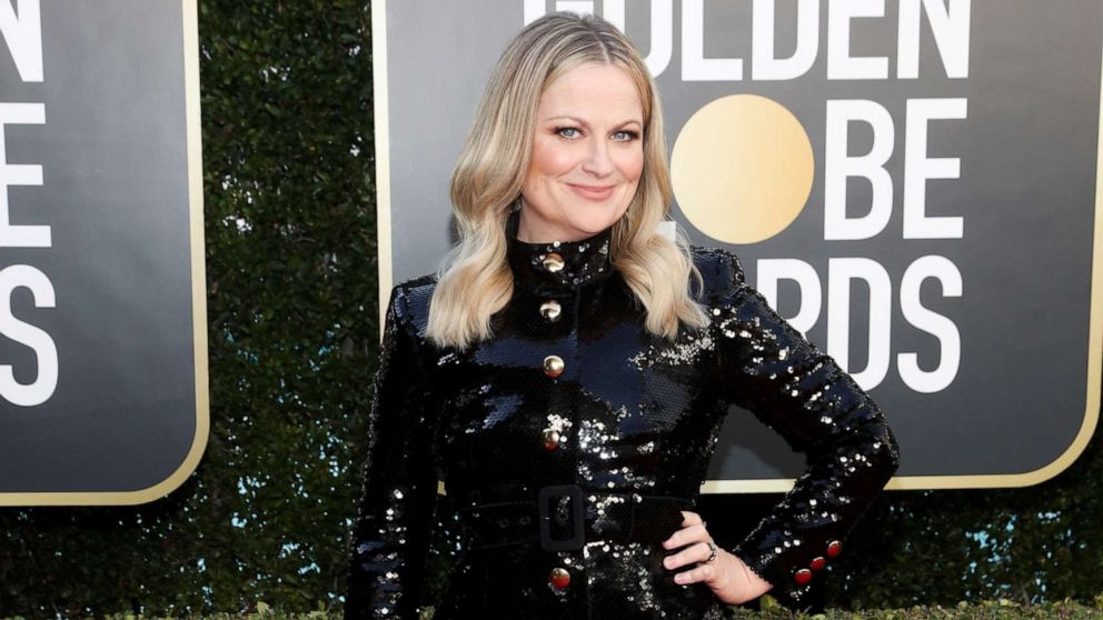 PHOTO: Co-host Amy Poehler attends the 78th Annual Golden Globe Awards held at The Beverly Hilton and broadcast on Feb. 28, 2021 in Beverly Hills, Calif.