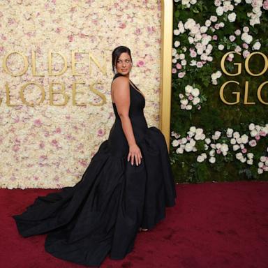 PHOTO: Ashley Graham attends the 82nd Golden Globe Awards in Beverly Hills, Calif., Jan. 5, 2025. 