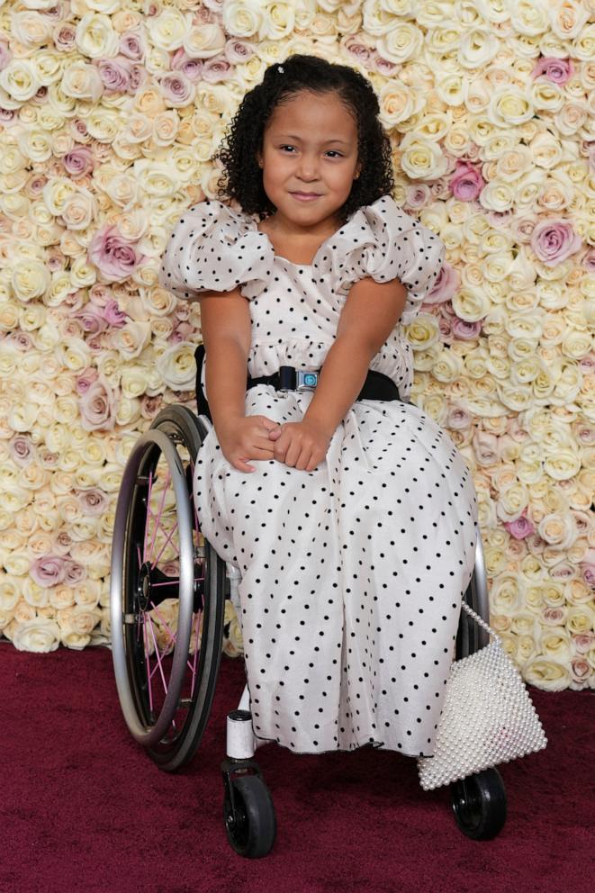 PHOTO: Cesily Collette Taylor arrives at the 82nd Golden Globes on Jan. 5, 2025, at the Beverly Hilton in Beverly Hills, Calif. 