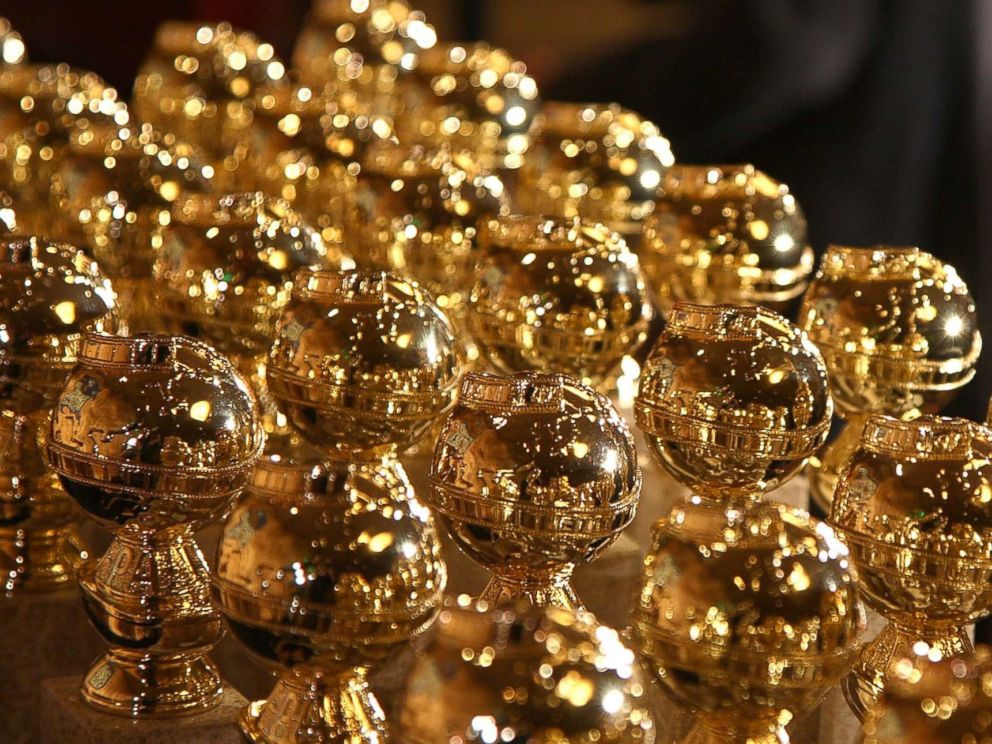 PHOTO: Golden Globe statuettes are on display during an unveiling by the Hollywood Foreign Press Association at the Beverly Hilton Hotel, Jan. 6, 2009 in Beverly Hills, Calif.