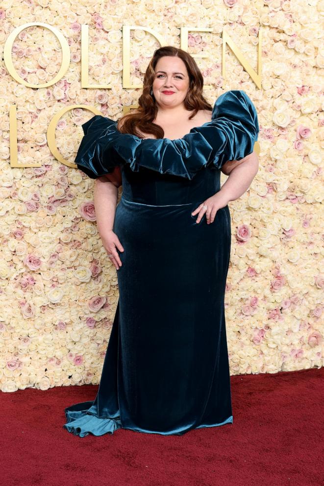 PHOTO: Jessica Gunning attends the 82nd Annual Golden Globe Awards at The Beverly Hilton on Jan. 05, 2025 in Beverly Hills, Calif.