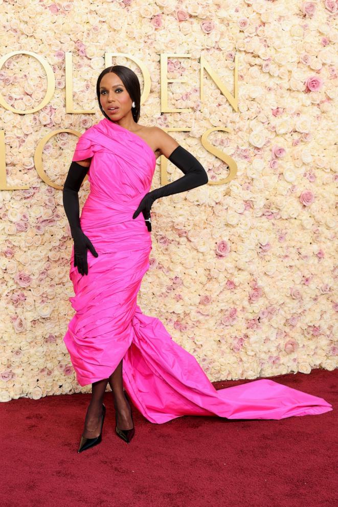 PHOTO: Kerry Washington attends the 82nd Annual Golden Globe Awards at The Beverly Hilton on Jan. 05, 2025 in Beverly Hills, Calif.