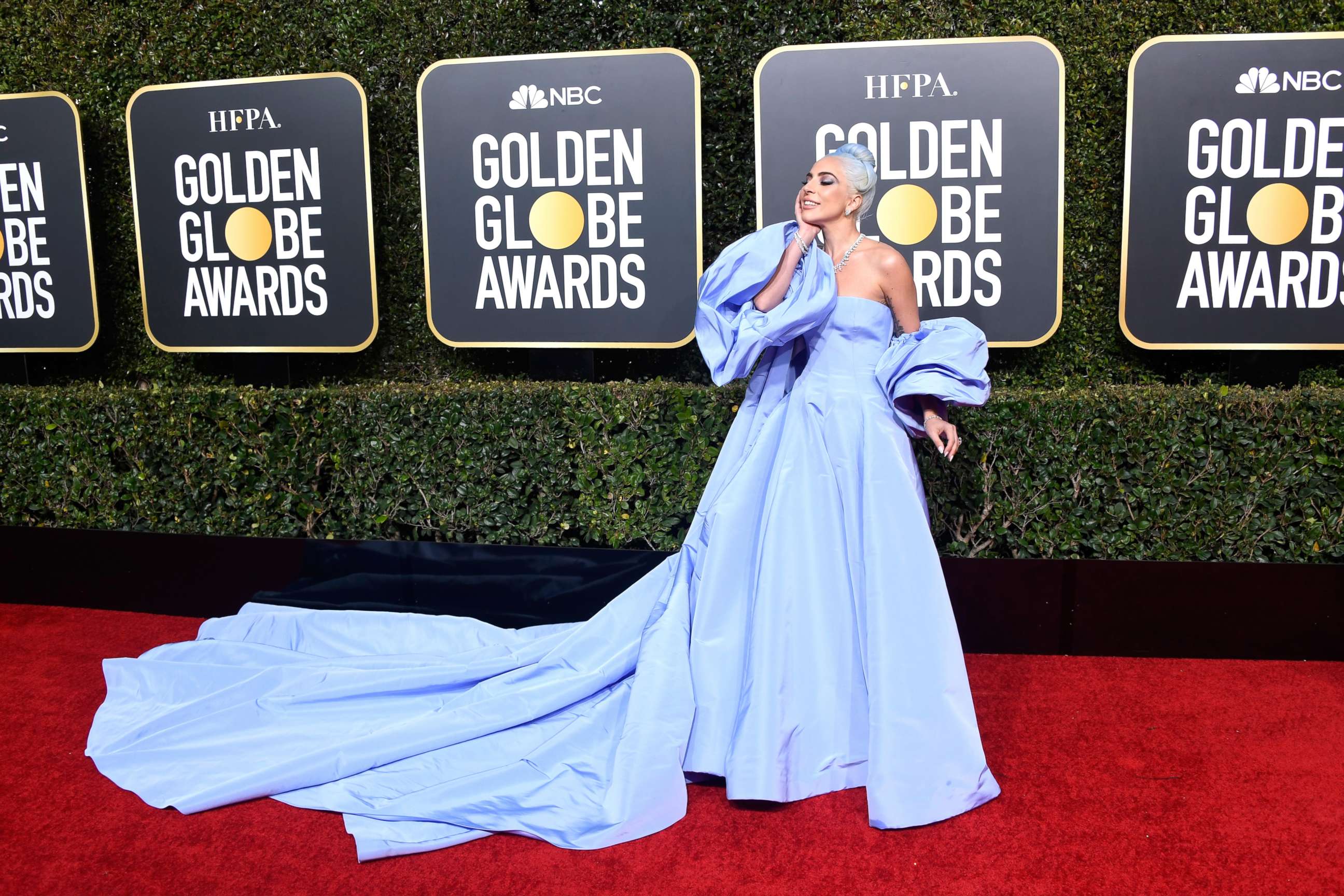 PHOTO: Lady Gaga attends the 76th annual Golden Globe awards at the Beverly Hilton Hotel, Jan. 6, 2019 in Beverly Hills, Calif.