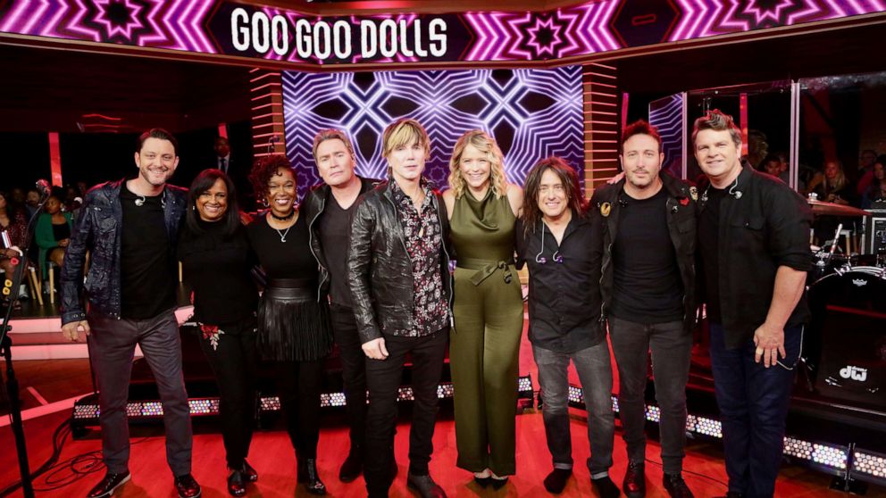 Sara Haines with Goo Goo Dolls