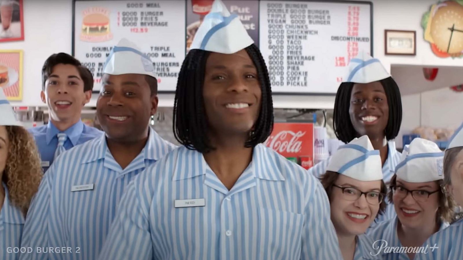 PHOTO: Kenan Thompson and Kel Mitchell are together again, in a scene from the trailer for "Good Burger 2."