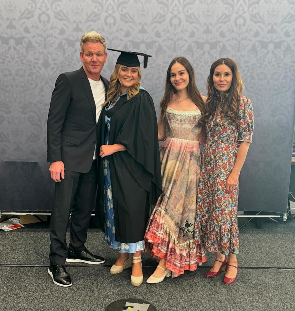 PHOTO: Gordon Ramsay celebrates his daughter Matilda Ramsay's graduation.