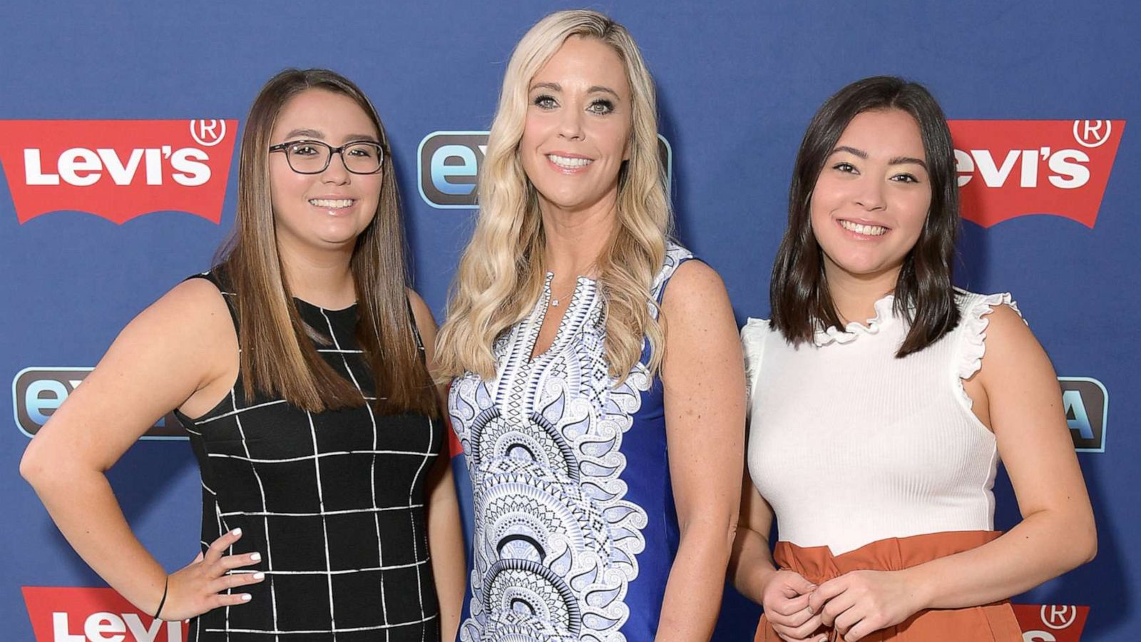 PHOTO: Cara Gosselin, Kate Gosselin and Mady Gosselin of the reality TV show "Kate Plus 8" on June 11, 2019 in New York City.