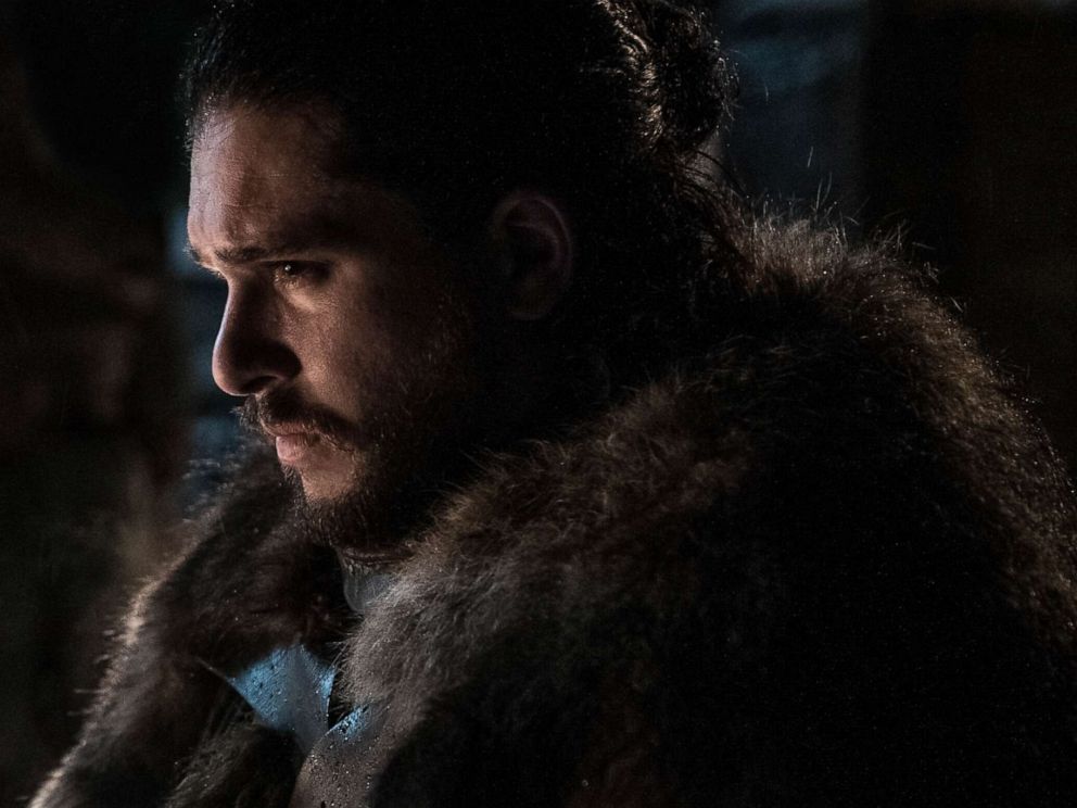 Kit Harington as Jon Snow on Season 8 of Game of Thrones.