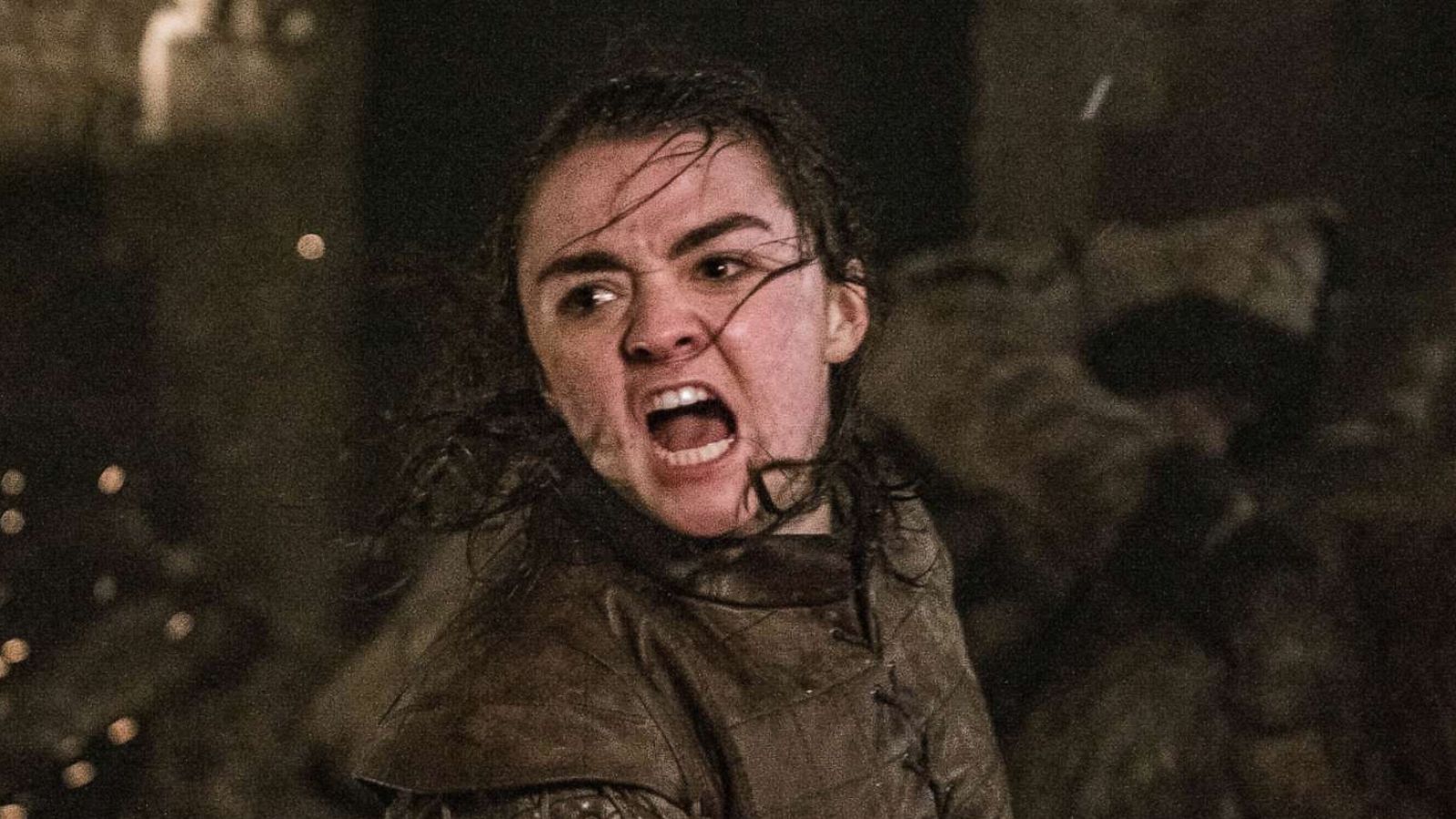 PHOTO: Maisie Williams stars as Arya Stark at the Battle of Winterfell on the final season of "Game of Thrones."