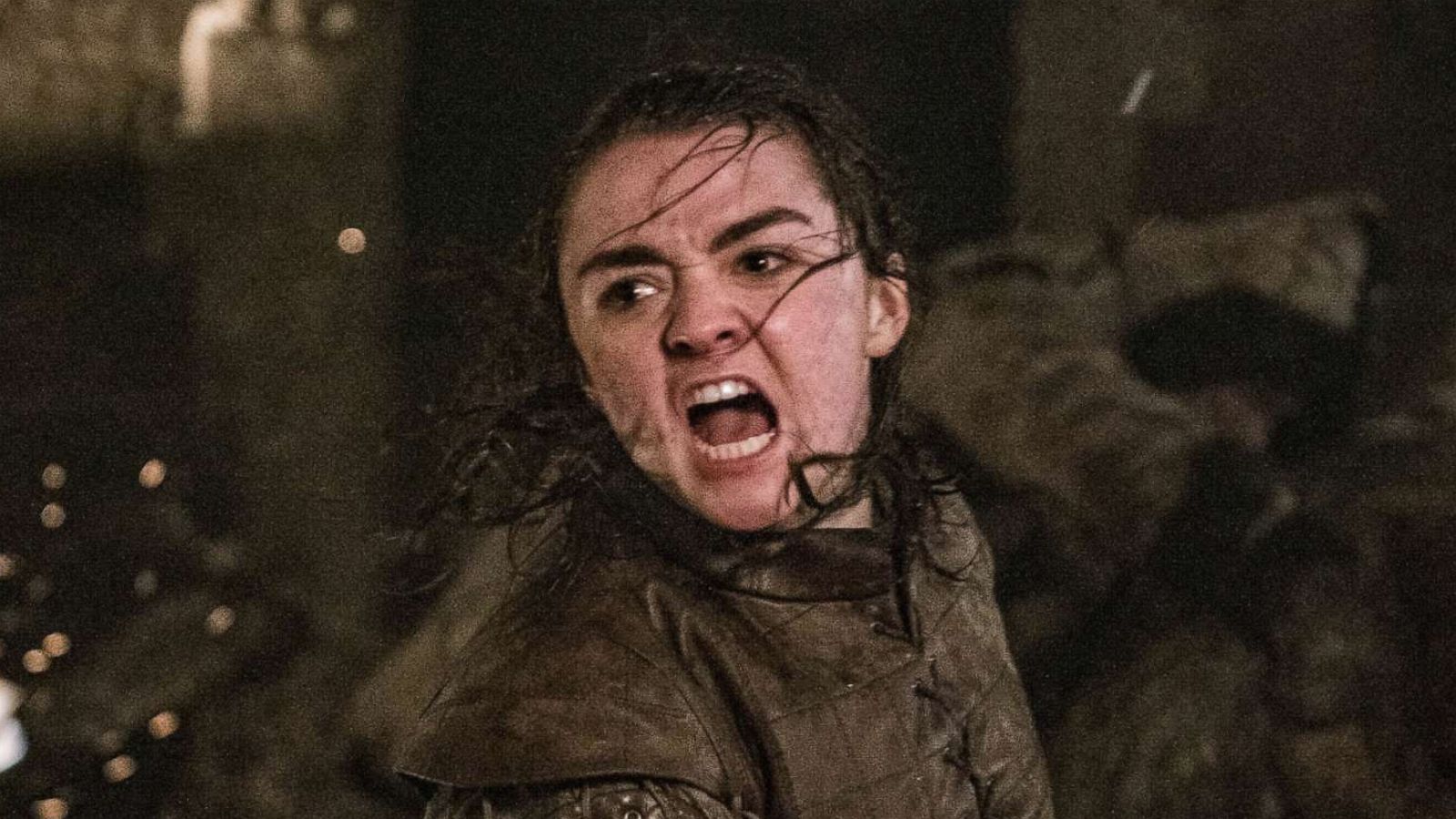 PHOTO: Maisie Williams stars as Arya Stark at the Battle of Winterfell on the final season of "Game of Thrones."