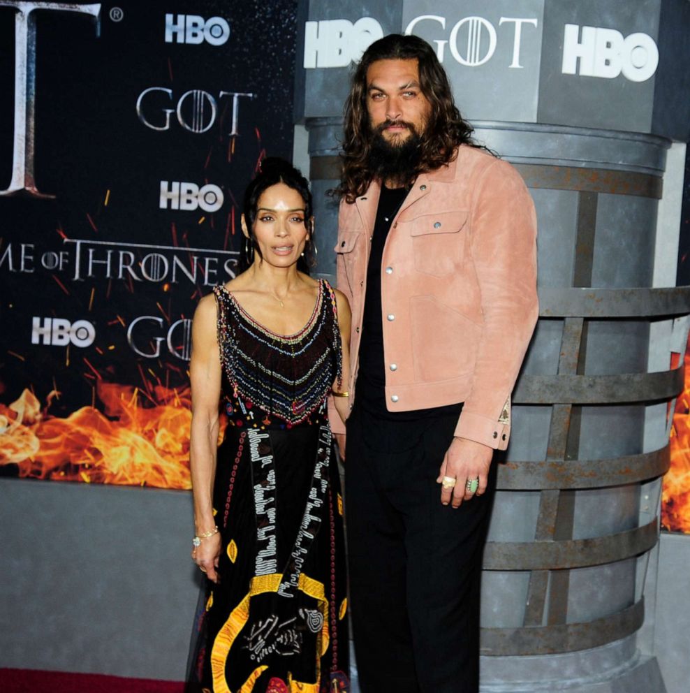 PHOTO: Lisa Bonet and Jason Momoa attend "Game Of Thrones" New York Premiere at Radio City Music Hall, NYC on April 3, 2019 in New York City.