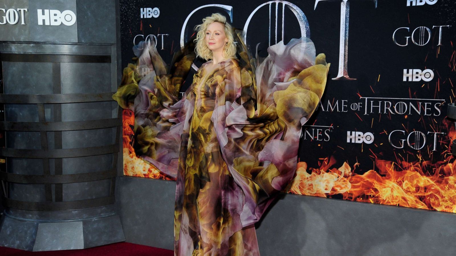 PHOTO:Gwendoline Christie attends "Game Of Thrones" New York Premiere at Radio City Music Hall, NYC on April 3, 2019 in New York City.