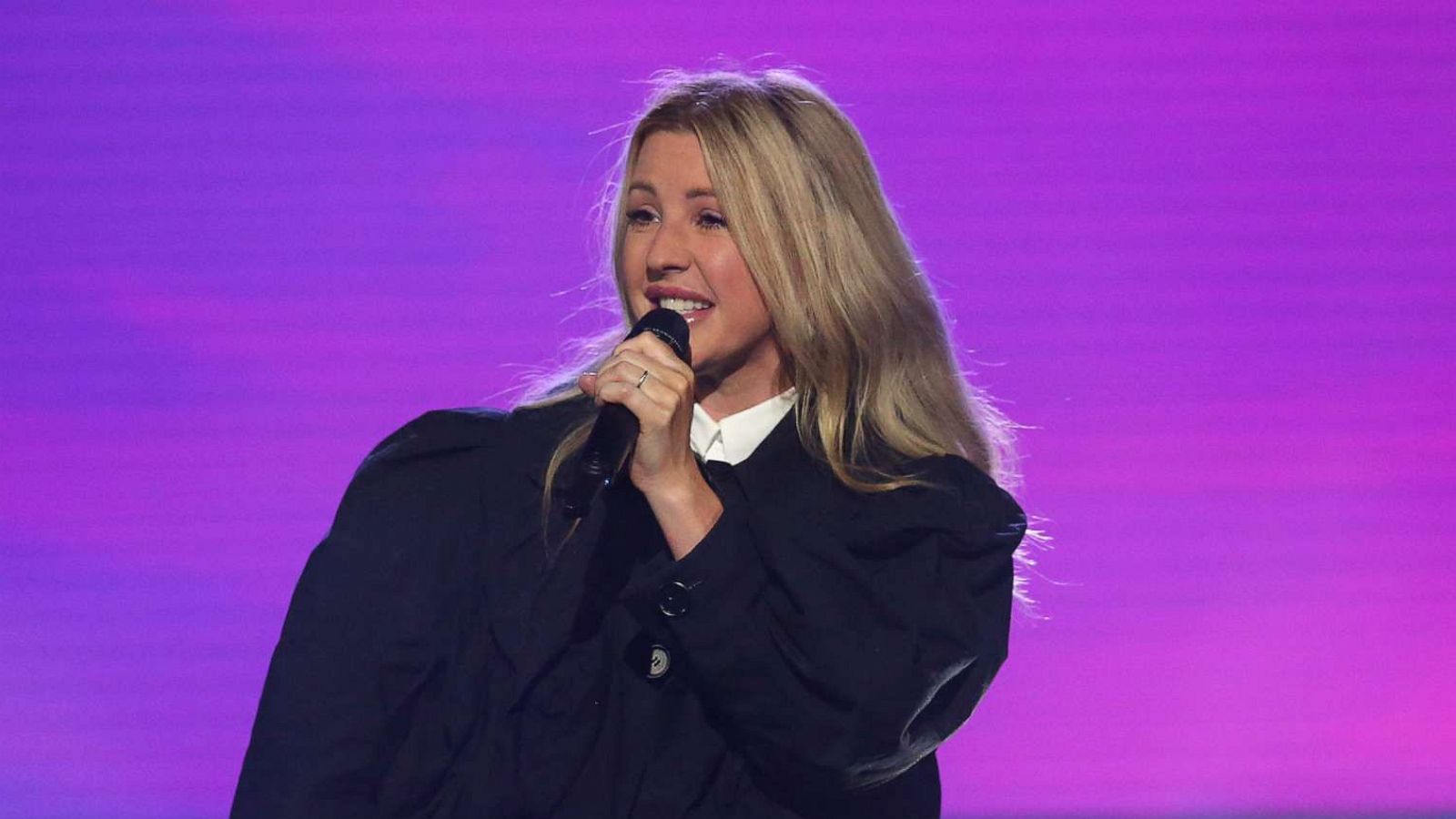 PHOTO: Ellie Goulding performs during the UEFA Women's EURO 2022 Final Draw Ceremony on Oct. 28, 2021, in Manchester, England.