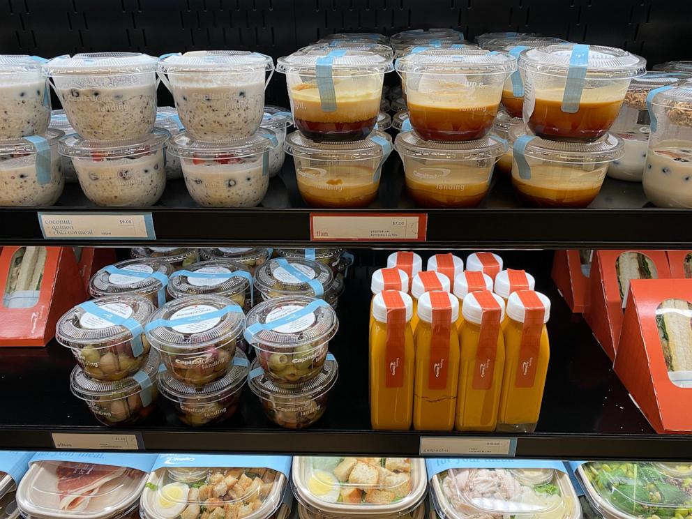 PHOTO: A selection of grab and go items from On The Fly at DCA. 