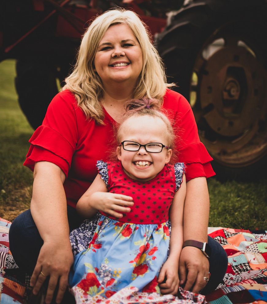 PHOTO: Grace Anna and her mom Angela Rodgers wrote a children's book together called 'Who Do You See When You Look At Me?'