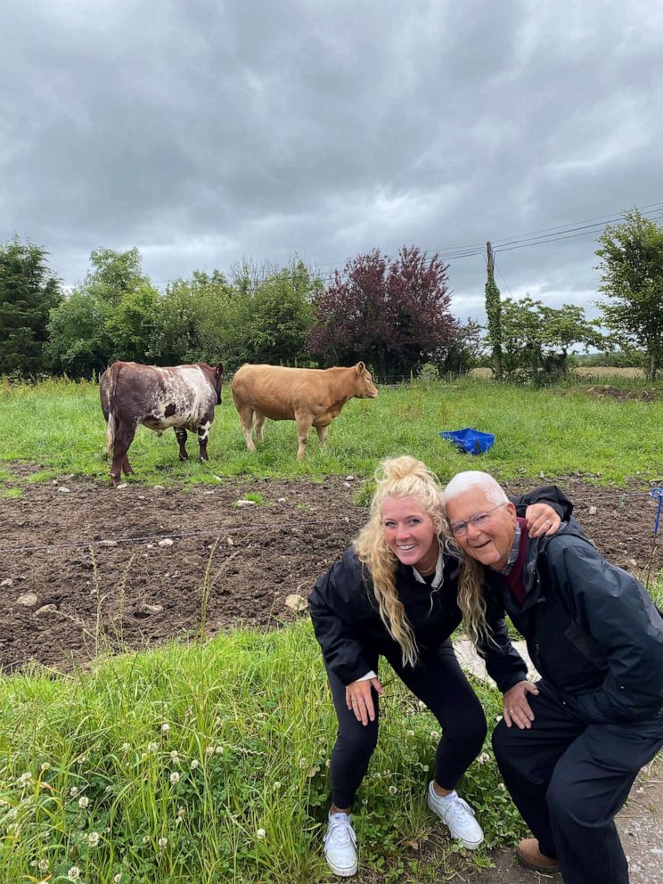 PHOTO: Pettit and Reynolds visited Ireland together over the summer.