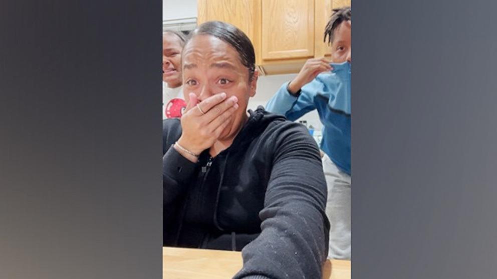 PHOTO: Rhiannah Gordon shared a viral TikTok video of her and her children’s reactions when they learned she had passed the bar exam on her first try.