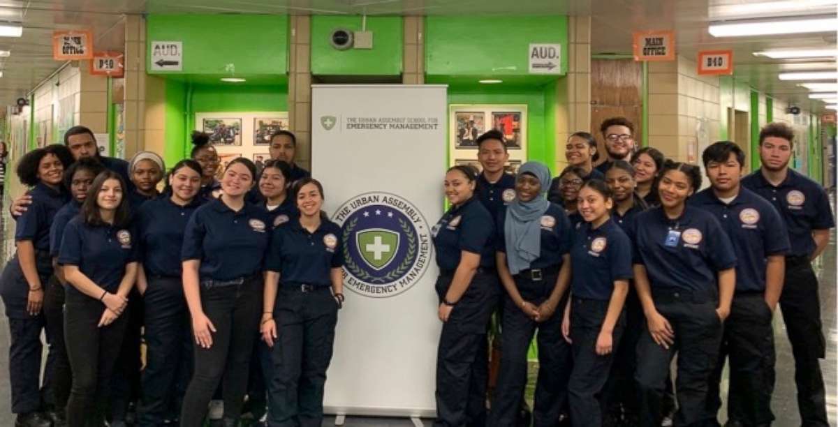 PHOTO: Twenty-nine of the 58 graduating seniors at the Urban Assembly School for Emergency Management in NYC will become certified EMTs.