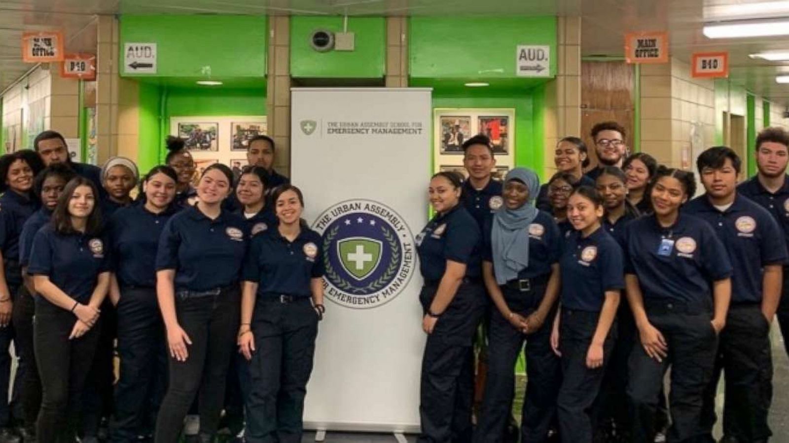 PHOTO: Twenty-nine of the 58 graduating seniors at the Urban Assembly School for Emergency Management in NYC will become certified EMTs.