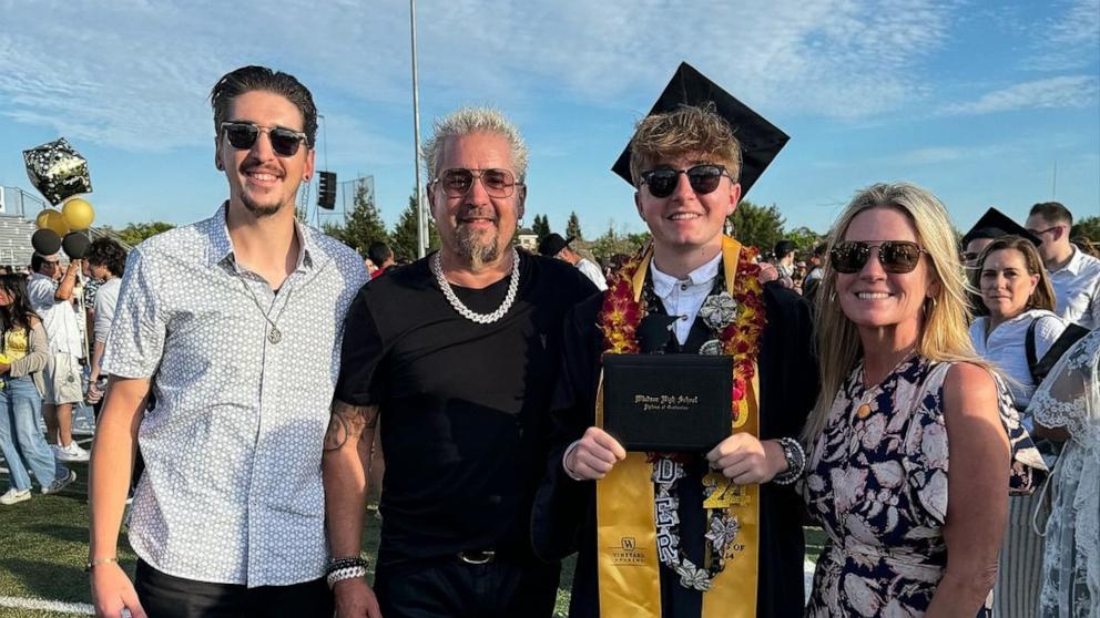 PHOTO: Chef Guy Fieri celebrated his son Ryder's high school graduation.