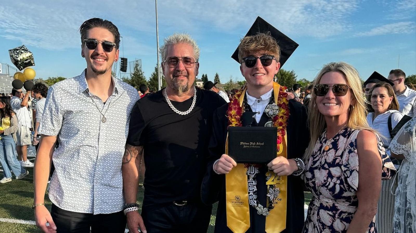 PHOTO: Chef Guy Fieri celebrated his son Ryder's high school graduation.