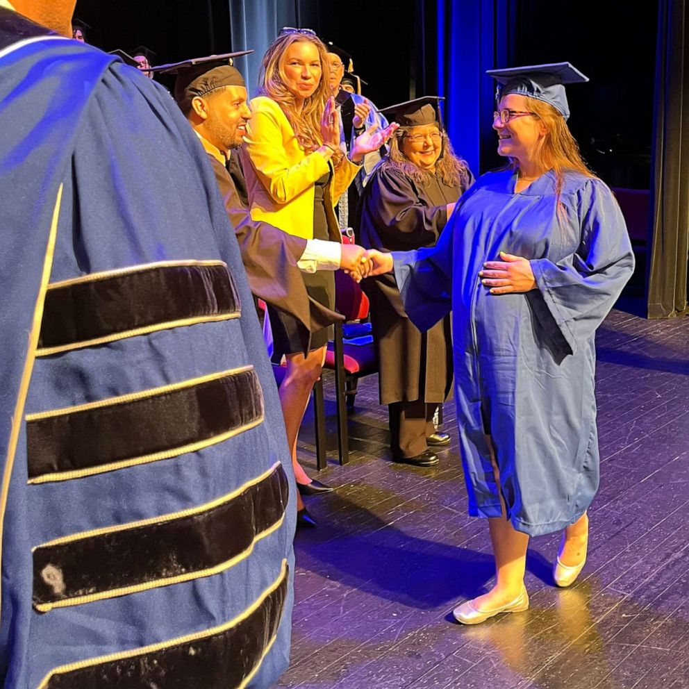 VIDEO: First-time mom gets diploma while 38 weeks pregnant