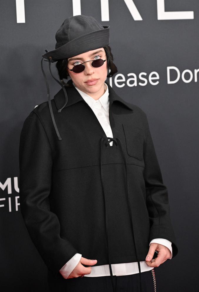 PHOTO: Billie Eilish arrives for the 67th Annual Grammy Awards in Los Angeles, Feb. 2, 2025. 