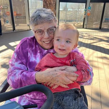 PHOTO: Sharon Lewis is calling her great-grandson Bridger, 3, her “hero,” after he came to her aid after she fell outside and hit her head on a cement step.