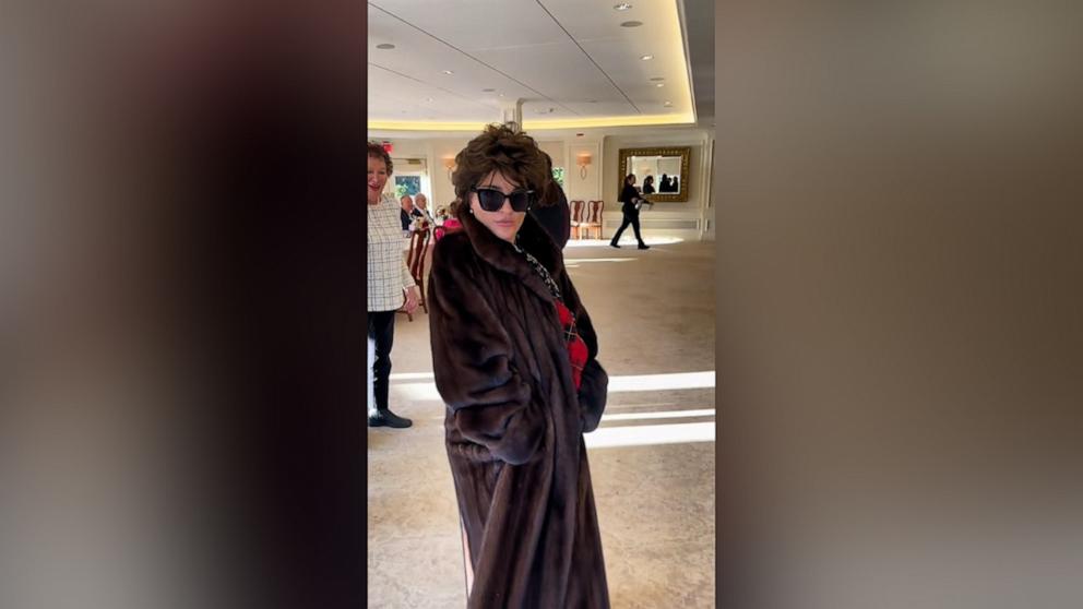 PHOTO: Olivia Skelley along with nine of her cousins, decided to dress up as different versions of their grandmother throughout the years to celebrate her 90th birthday.