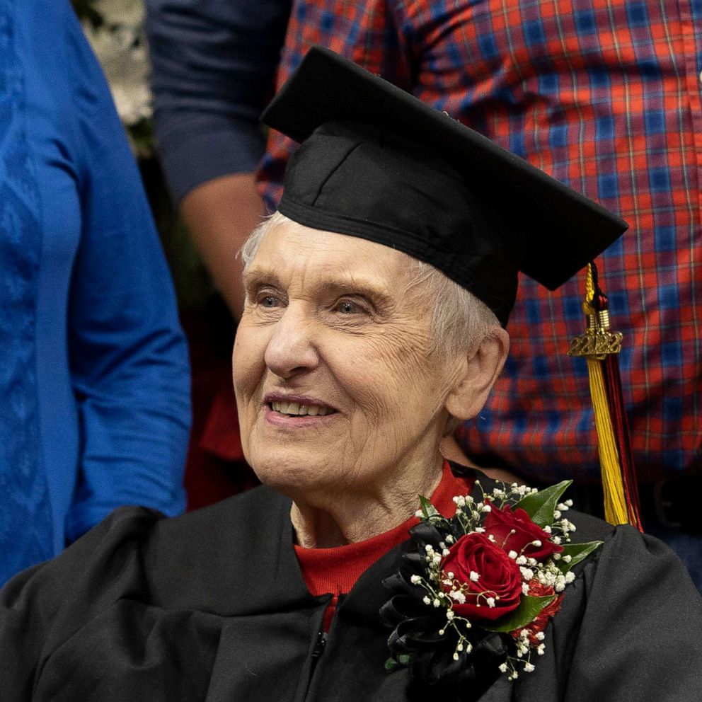 VIDEO: 90-year-old grandma is among Northern Illinois University's newest graduates