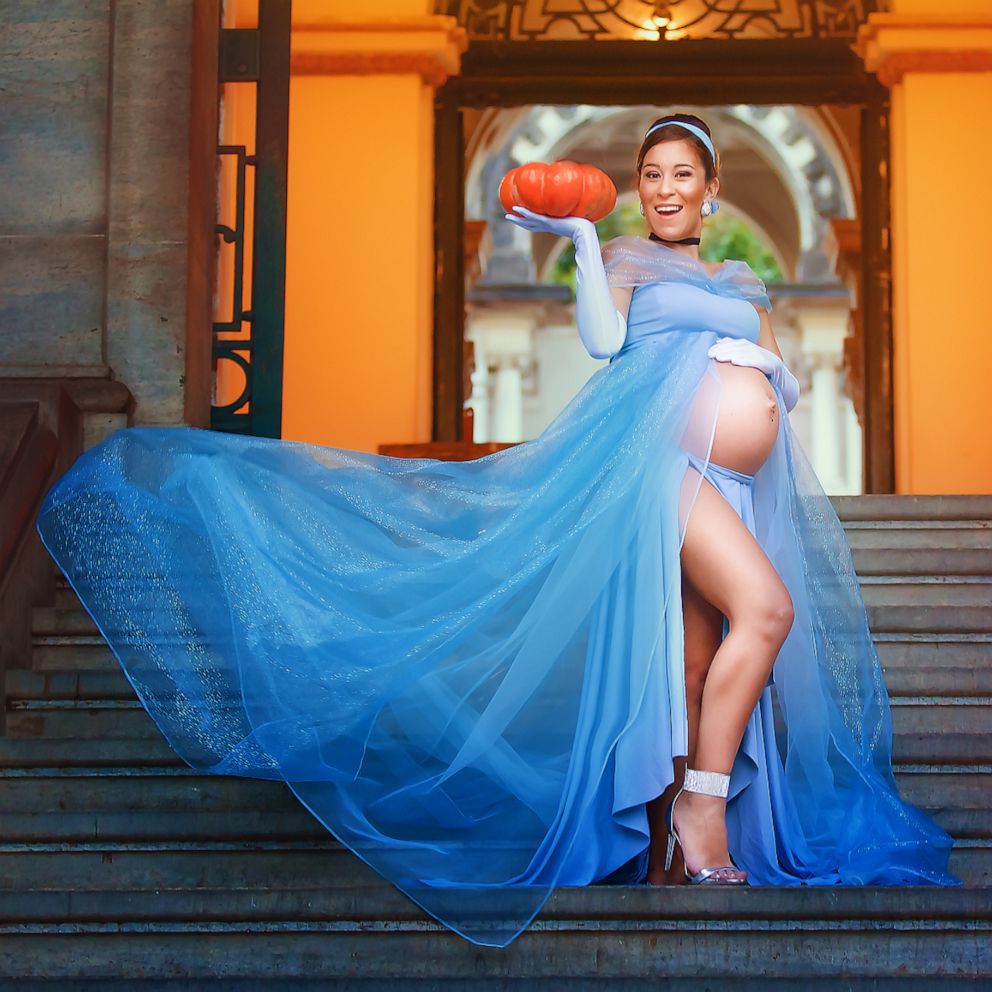 open lace back dress Women'S Sexy off the Shoulder Maxi Photography Maternity Dress,Apricot –  Belle Diosa main image 1