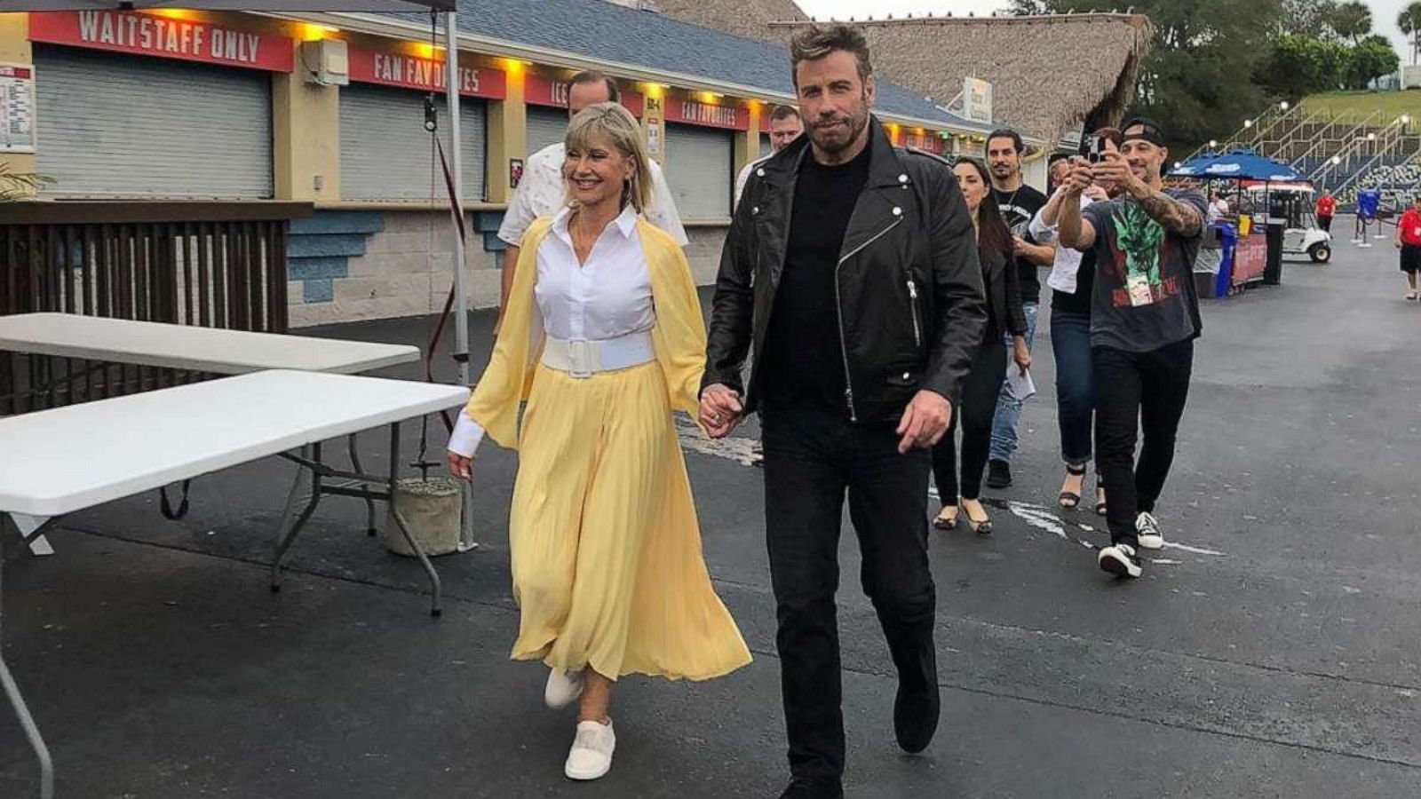 PHOTO: Olivia Newton-John posted this photo to Instagram with John Travolta at a "Meet 'N' Grease" singalong event.