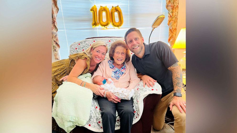 VIDEO: Matriarch celebrates 100th great-grandchild