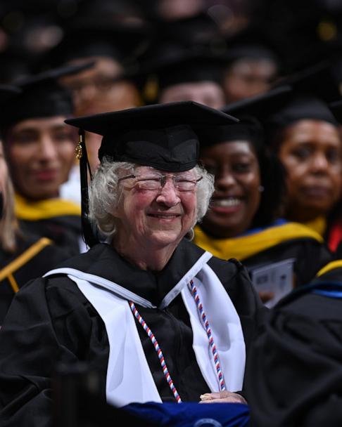 grandma graduation dress Great-grandma of 15 graduates college at 90: 'It's like being in a dream' Occasion: Spring Break