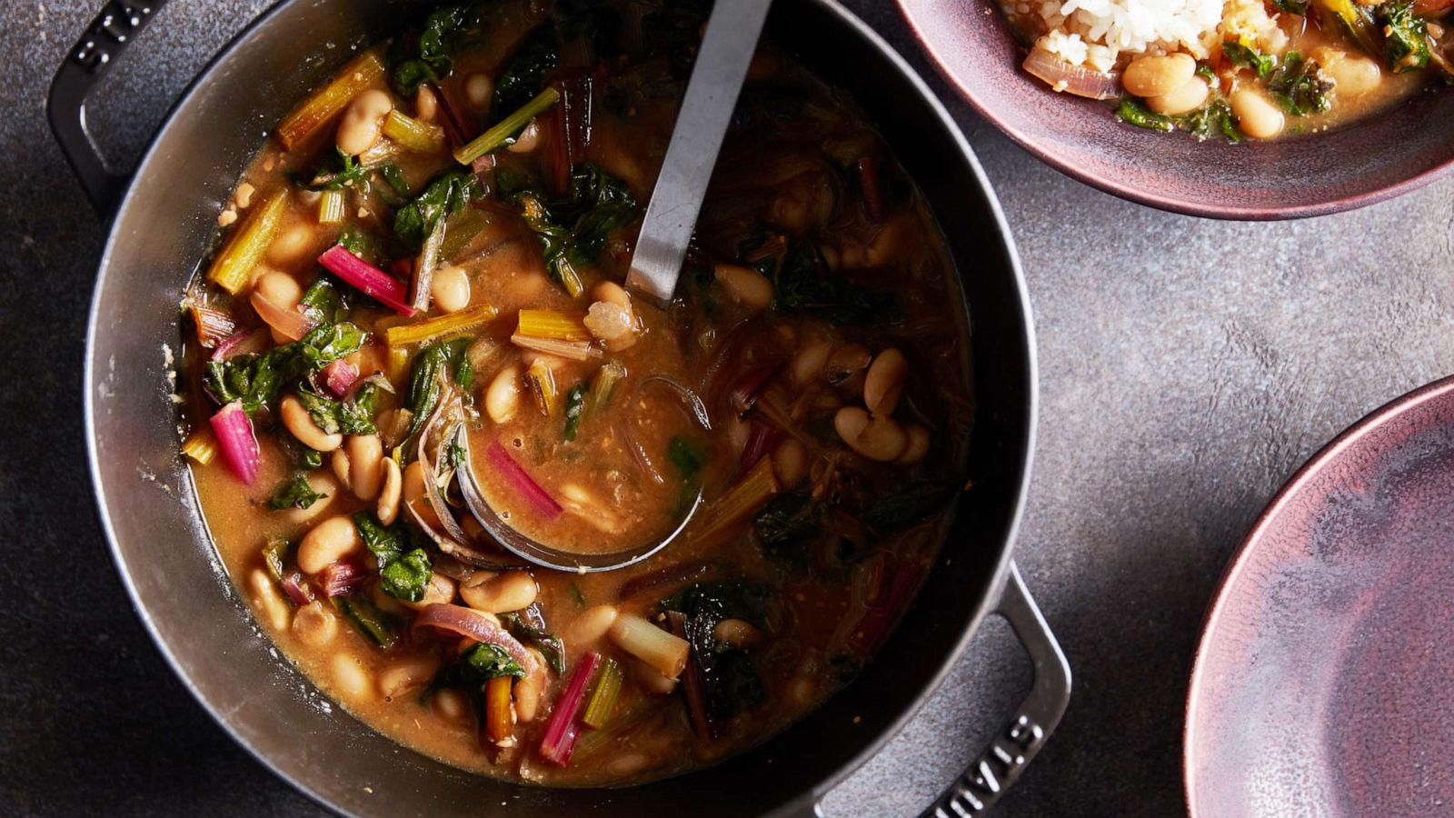 PHOTO: One Pot Doenjang Stew with Beans and Greens.