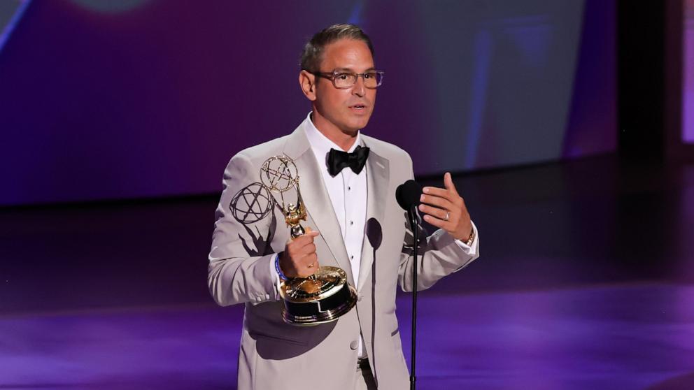PHOTO: Honoree Greg Berlanti accepts the Governors Award onstage during the 76th Primetime Emmy Awards Sept. 15, 2024 in Los Angeles.