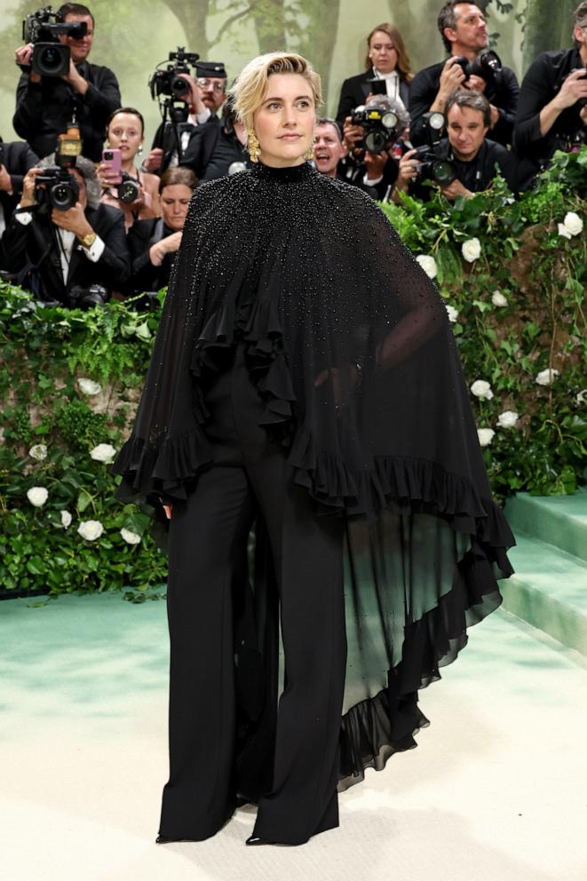 PHOTO: Greta Gerwig attends The 2024 Met Gala Celebrating "Sleeping Beauties: Reawakening Fashion" at The Metropolitan Museum of Art, May 6, 2024, in New York.