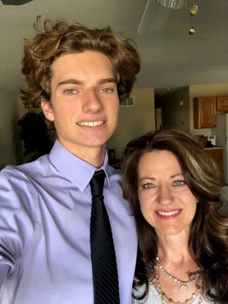 PHOTO: Gretchen Post, of Missouri, poses with her son, Jack, who committed suicide in October 2018.