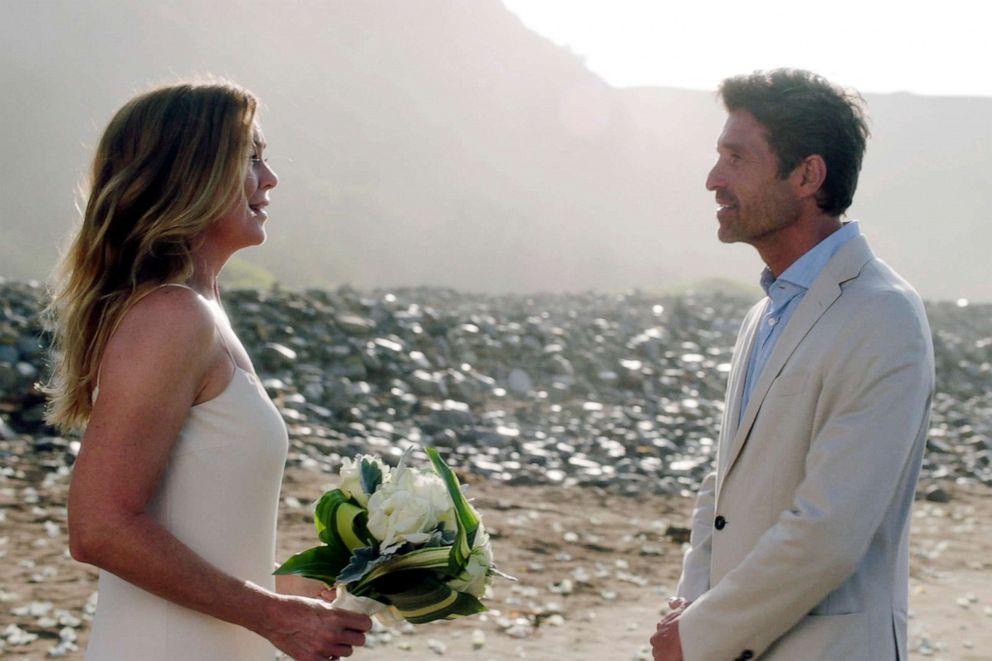 PHOTO: Ellen Pompeo and Patrick Dempsey in a scene from "Grey's Anatomy."